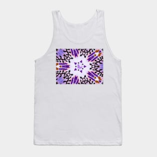 Purple Butterfly and Lavender Art Tank Top